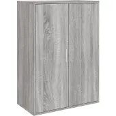 vidaXL Sideboard Gris Sonoma 60x31x84 cm Bois composite