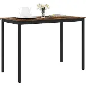 vidaXL Table haute en aggloméré, rectangulaire