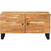 vidaXL Table basse marron 80 x 50 x 40 cm bois massif mangue