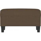 vidaXL Banc Marron 100x35x41 cm Tissu