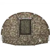 vidaXL Tente de pêche 5 personnes motif camouflage étanche à l'eau