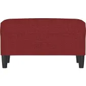 vidaXL Banc Rouge bordeaux 70x35x41 cm Tissu