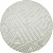 vidaXL Tapis ronds HUARTE Vert Ø 200 CM Polyester
