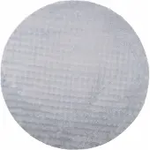 vidaXL Tapis ronds HUARTE Gris Ø 120 CM Polyester