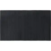 vidaXL Tapis rectangulaire noir 60x100 cm bambou