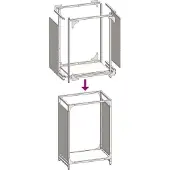 vidaXL Étagère à bois de chauffage Anthracite 44x28x65 cm Acier laminé à froid