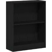 vidaXL Meuble à Livres Noir 60 x 24 x 76 cm Bois d'ingénierie
