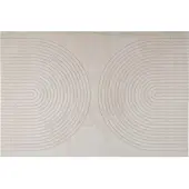 vidaXL Tapis de salon GALATI Crème 170 x 120 cm Polyester