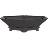 vidaXL Foyer noir 100 x 100 x 28 cm Acier