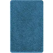 vidaXL Tapis de bain antidérapant Bleu 60 x 90 cm PP