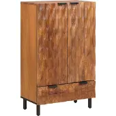 vidaXL Haut Armoire Uni Finition Acacia Brun