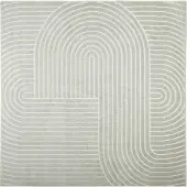 vidaXL Tapis de salon PALMERAS Vert 200 x 200 cm Polyester