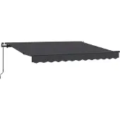 vidaXL , store enroulable anthracite, 250 x 200 cm, tissu