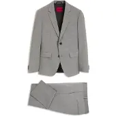 HUGO Costume deux pièces Slim en laine mélangée
