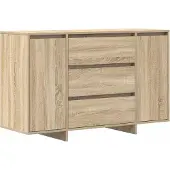vidaXL Sideboard chêne Sonoma 120 x 41 x 75 cm Matériau dérivé du bois