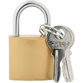 vidaXL Cadenas en U avec clés 6 pièces Laiton Fer