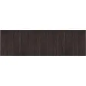 vidaXL Tapis rectangulaire marron foncé 60x200 cm bambou