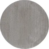 vidaXL Tapis ronds GALATI Gris Ø 200 cm Polyester