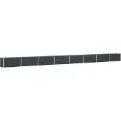 vidaXL Jardinière Anthracite 480 X 50 X 45 Cm Acier Galvanisé