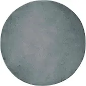 vidaXL Tapis antidérapant en fourrure synthétique Olite Anthracite Ø 120 cm