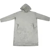 vidaXL Hoodie de couverture Gris S Flanelle