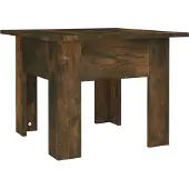 vidaXL Table basse chêne fumé 55x55x42 cm Bois composite