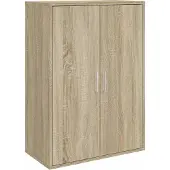 vidaXL Sideboards 2 pcs. chêne Sonoma 60x31x84 cm bois composite