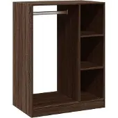 vidaXL Garde-robe sonoma gris 77x48x102 cm bois d'ingénierie