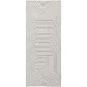 vidaXL Tapis de salon PALMERAS Crème 200 x 80 cm Polyester