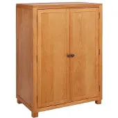 vidaXL Armoire avec rangement avec porte Marron Bois composite