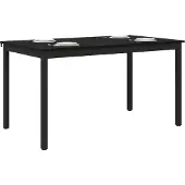vidaXL Tables de salle à manger 140 x 80 x 75 cm MÉTAL