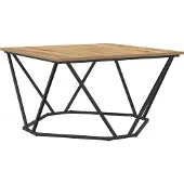 vidaXL Table Basse Chêne Artisanal 80X80X45 Cm Bois reconstitué Lumarko