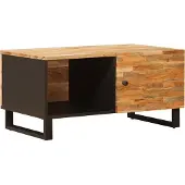 vidaXL Table basse marron 80 x 50 x 40 cm bois massif mangue