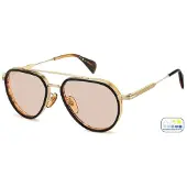 David Beckham DB 1226/G/S GOLD BLACK/PINK PHOTOCHROMATIC 57/18/145 Lunettes pour hommes Lunettes de soleil