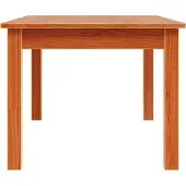 vidaXL Table basse brun cire 80x50x40 cm pin massif