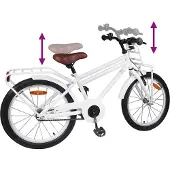 vidaXL Vélo enfant 20 pouces pour 6-11 ans Blanc
