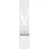 vidaXL Écran de confidentialité de jardin Blanc 32 x 140 cm