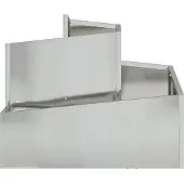 vidaXL Cache-pot de jardin Argent 60 x 60 x 50 cm Acier galvanisé