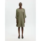 SELECTED WOMEN Viscose Mini-robe Femme Vert 36