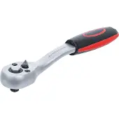 Kraftmann 517 Cliquet réversible à levier, à denture fine, 6,3 (1/4)