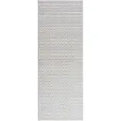 vidaXL Tapis LUGO, crème et gris, 80 x 200 cm, polyester