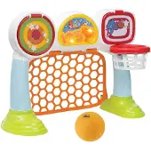 Chicco 3 In 1 Multisport League Educational Game Orange Enfants