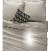 Atmosphera Enveloppe de couette, 140 x 200 cm, coton, beige