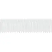 vidaXL Rideau en Dentelle Floral Blanc 120 x 600 cm Polyester
