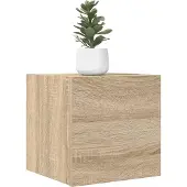 vidaXL Armoires TV murales 4 pièces chêne Sonoma 30,5x30x30 cm