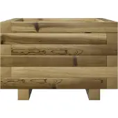 vidaXL Jardinière 40x40x26,5 cm bois de pin imprégné
