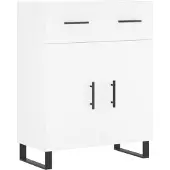 vidaXL Highboard blanc 69,5x34x180 cm Bois composite