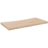 vidaXL Plateau de bureau 80x40x2,5 cm pin massif