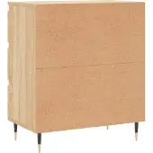 vidaXL Sideboard chêne Sonoma 60x35x70 cm bois composite
