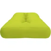 vidaXL Coussin de palette vert vif 120x40x12 cm tissu